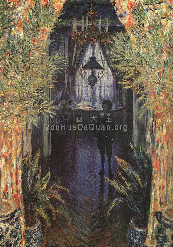 A Corner of the Apartment - 克劳德·莫奈